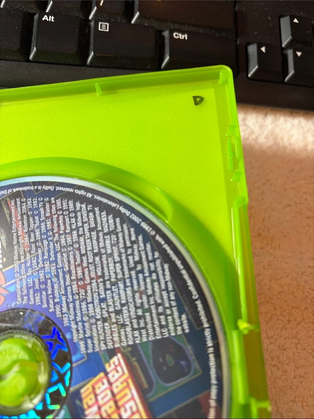 Microsoft Xbox Midway Arcade Treasures - Green Case